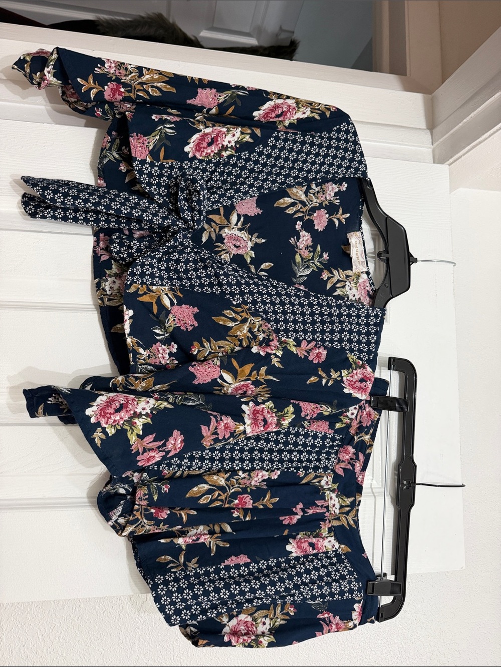 Top/short set - Navy Floral top with matching shorts
